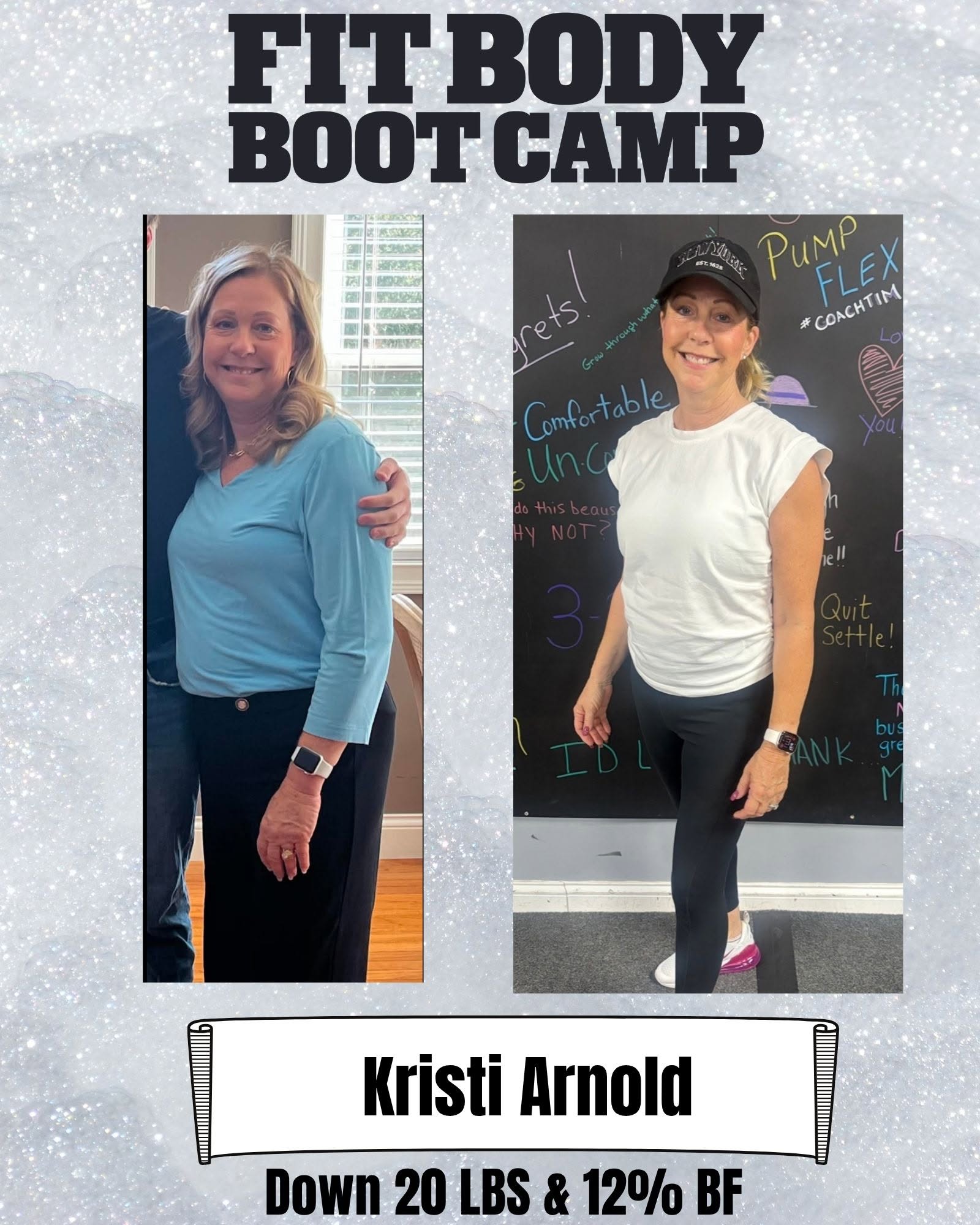 Kristi Arnold Fit Body Boot Camp transformation